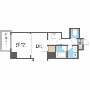 BGC難波タワー【13階】の間取り