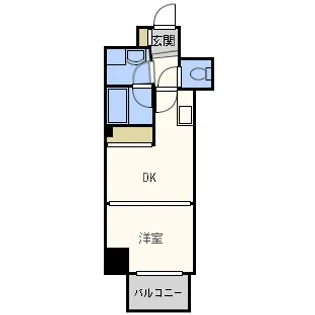 BGC難波タワー【6階】の間取り
