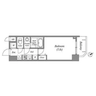 アーデン西天満【10階】の間取り