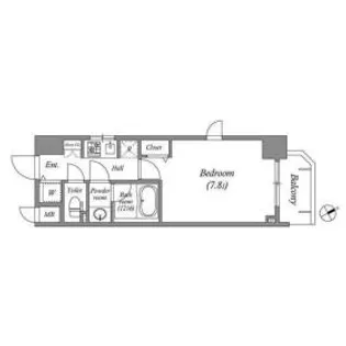 アーデン西天満【10階】の間取り