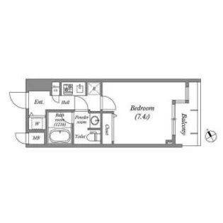 アーデン西天満【9階】の間取り