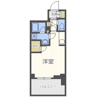 ザ・パークハビオ堂島【6階】の間取り
