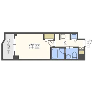 アーデン堺筋本町【9階】の間取り