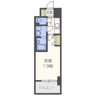 アーデン谷町【7階】の間取り