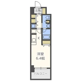 アーバネックス北浜【15階】の間取り