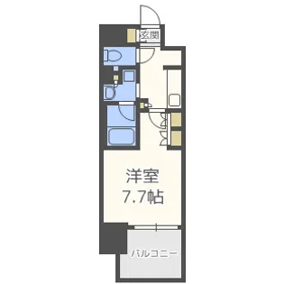 アーバネックス心斎橋【3階】の間取り