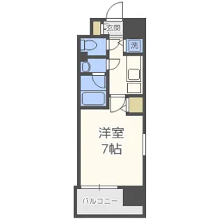 セイワパレス玉造上町台【11階】の間取り