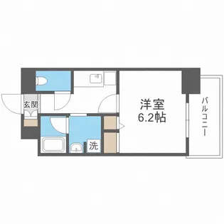 セイワパレス真田山公園南【7階】の間取り