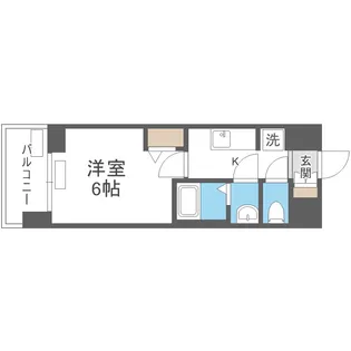 プレサンス大正フレンジ【9階】の間取り