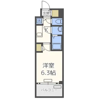 ララプレイス新大阪LD【11階】の間取り