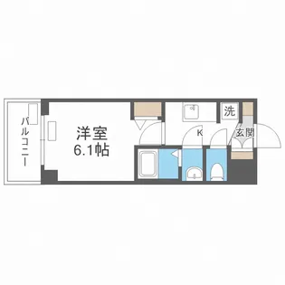 プレサンス東三国駅前グランクラス【4階】の間取り
