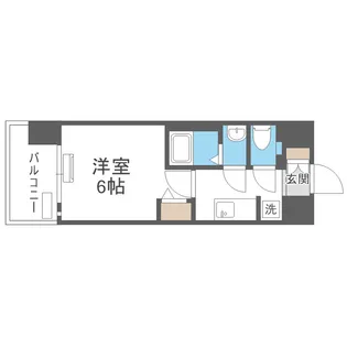 アドバンス大阪ビヤン【7階】の間取り