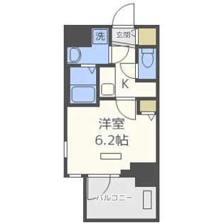プレサンス玉造駅前ルージュ【2階】の間取り