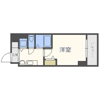 プレサンス堺筋本町フィリア【5階】の間取り