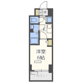 プレサンス天満橋チエロ【3階】の間取り
