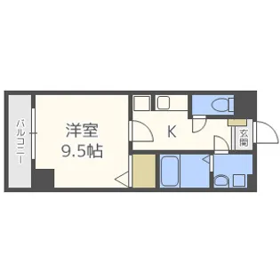 Canal天満橋【5階】の間取り
