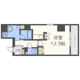アーバネス淀川【5階】の間取り