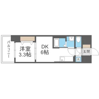 エスタート塚本【11階】の間取り