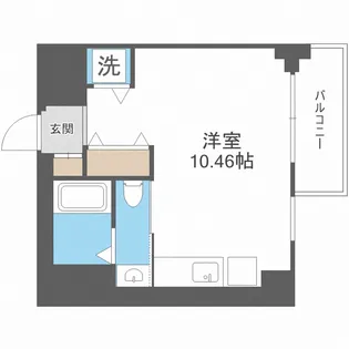 FEEL三国【10階】の間取り