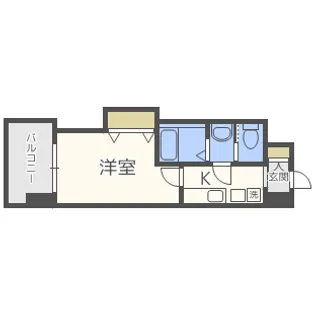 Luxe新大阪EASTⅡ【14階】の間取り