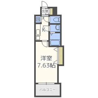 Luxe新大阪SOUTH【6階】の間取り
