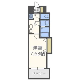 Luxe新大阪SOUTH【4階】の間取り