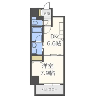 アーバネス淀川【3階】の間取り