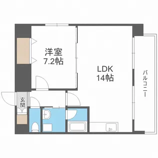 新大阪南グランドマンション【9階】の間取り