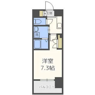 アスリート本町リバーウエスト【4階】の間取り