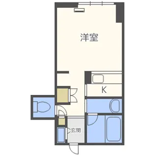 アーデンタワー南堀江【6階】の間取り