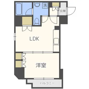 南堀江アパートメントグランデ【3階】の間取り
