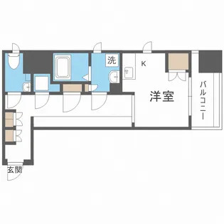 アーバンフラッツ瓦町【7階】の間取り
