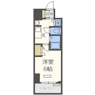 プレサンス心斎橋ラヴィ【10階】の間取り