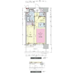 プレサンス四天王寺前夕陽ヶ丘【9階】の間取り