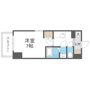 セレニテ日本橋エクラ【10階】の間取り