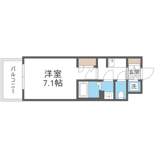 S-RESIDENCE大和田aline【8階】の間取り