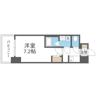 S-RESIDENCE大和田aline【13階】の間取り