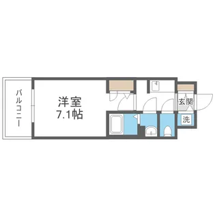 S-RESIDENCE大和田aline【8階】の間取り