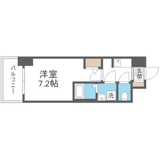 S-RESIDENCE大和田aline【8階】の間取り