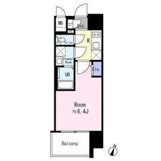 エスリード ザ・イーストレジデンス大阪城【5階】の間取り