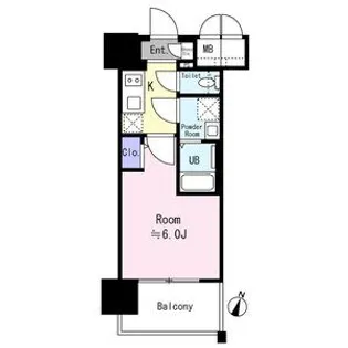 エスリード ザ・イーストレジデンス大阪城【2階】の間取り