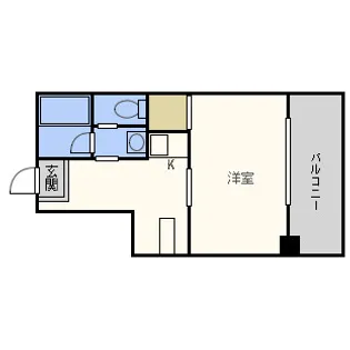 W.O.B HONMACHI-WEST【3階】の間取り