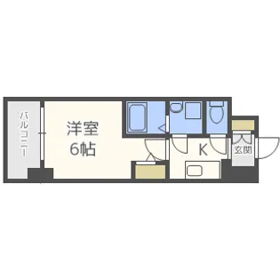 エスリード福島グレイス【9階】の間取り