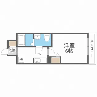 SERENiTE北浜【14階】の間取り