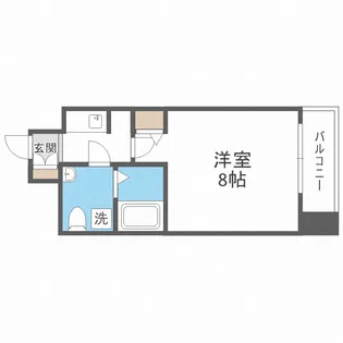 SERENiTE北浜【11階】の間取り