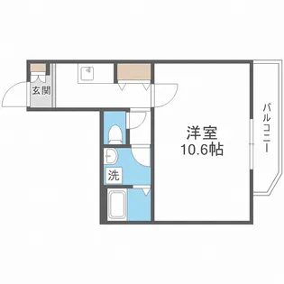 YOSHITOMI天下茶屋【4階】の間取り