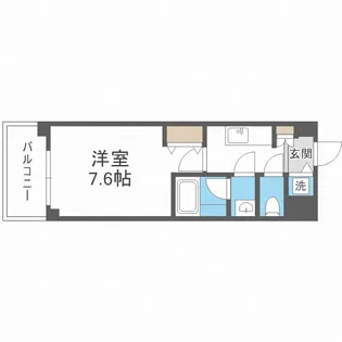 SK RESIDENCES 城北【5階】の間取り
