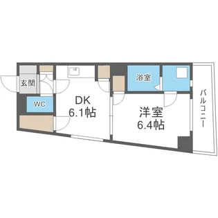 ES-Grande Minamimorimachi【5階】の間取り