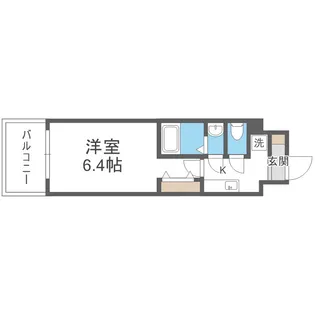 Luce Chiyozaki【4階】の間取り