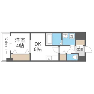 スプランディッド新大阪EAST【2階】の間取り